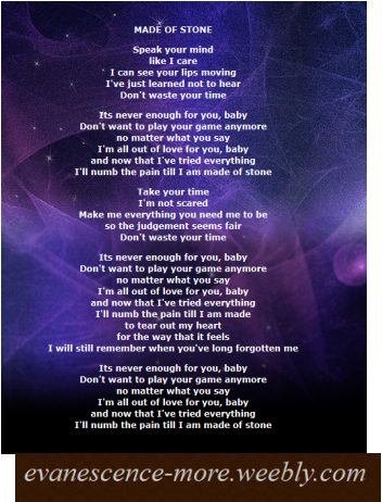 Evanescence 2011 album lyrics an evanescence and my chemical romance fan 